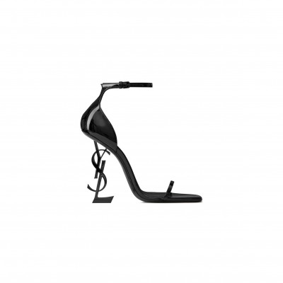 YSL OPYUM SANDALS IN PATENT LEATHER 5576620NPVV1000